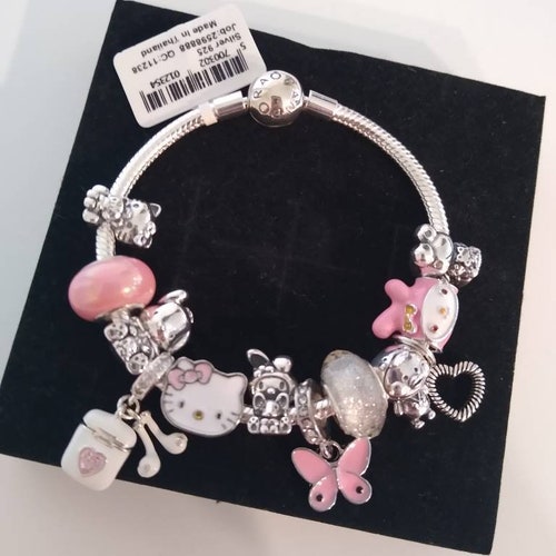 Pandora Bracelet With Grandmother and Grandchildren Themed Etsy