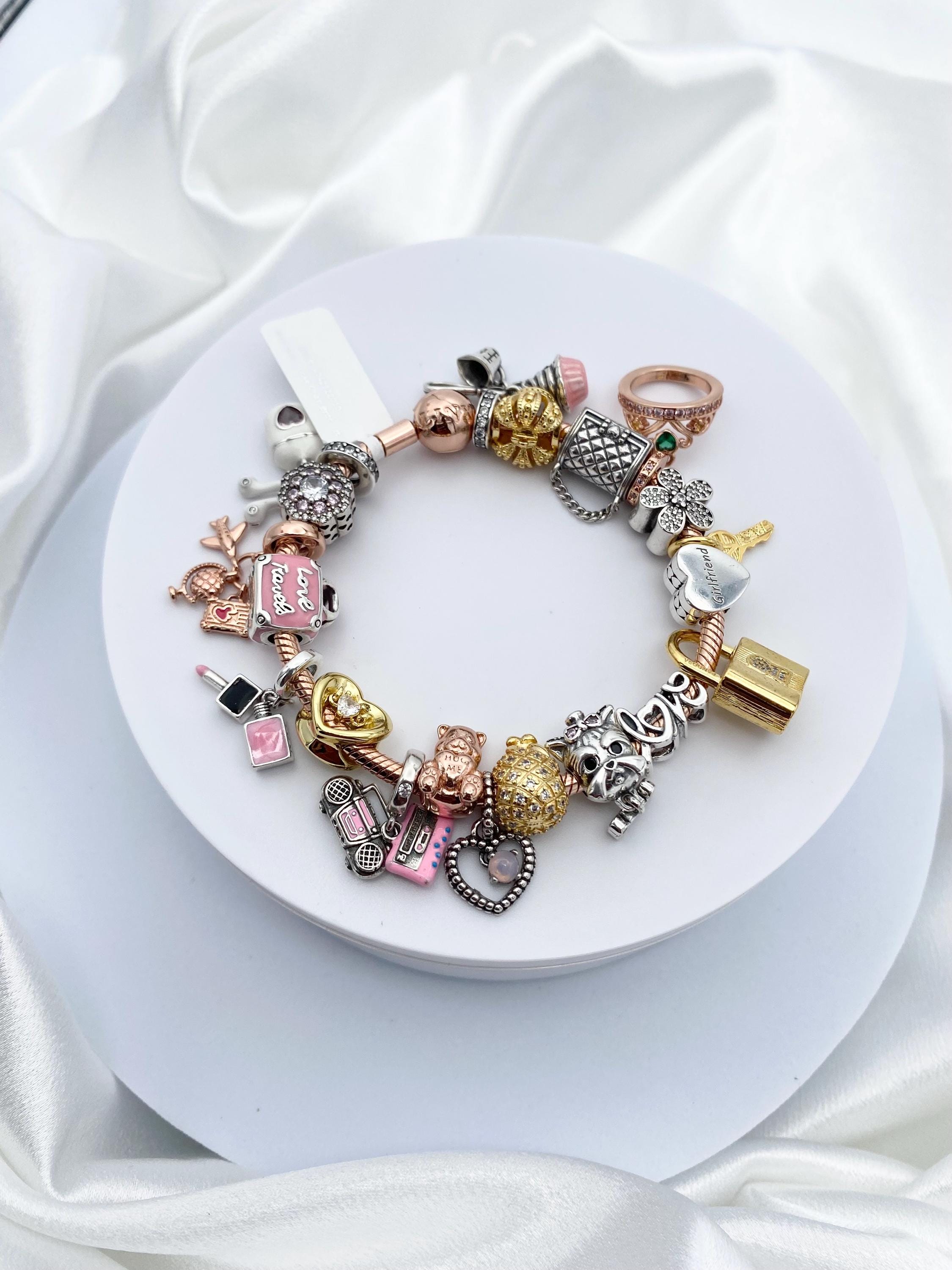 Pandora Snake Chain With Charms At Alice Hager Blog
