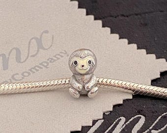 Sammy the Sloth Charm 925 sterling silver