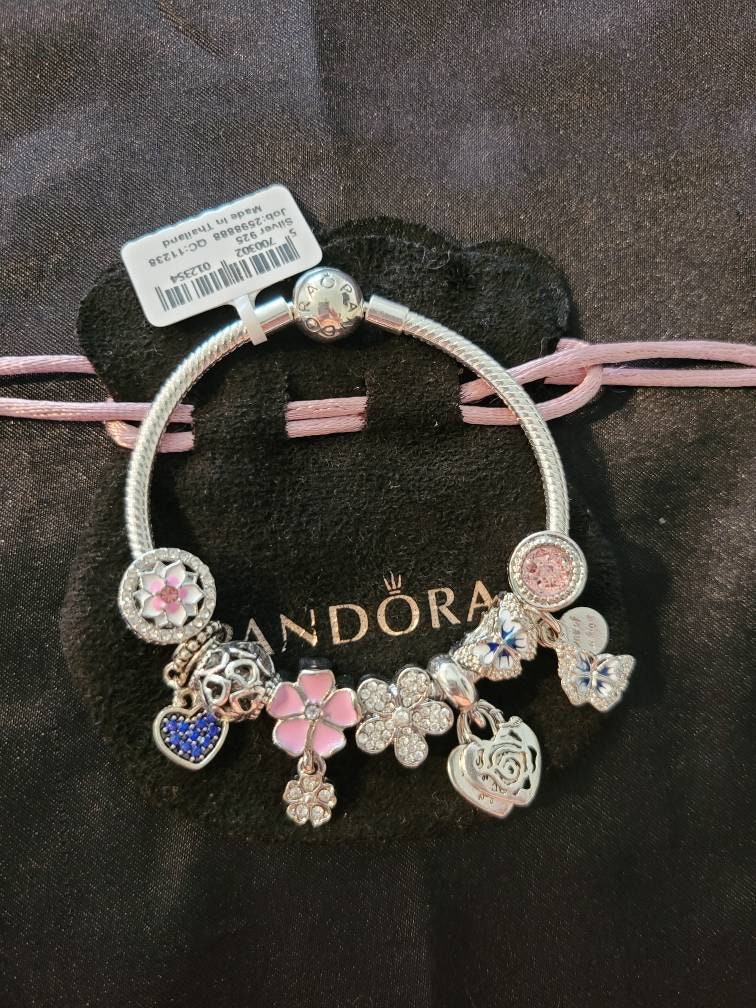 pebermynte Nyttig Scene Pandora Bracelet With Charms And Custom Name Singapore