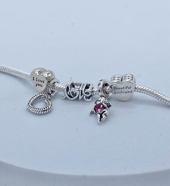 LOVANS Ciondolo con perline in argento sterling 925 con