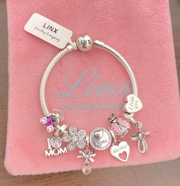ブレスレット ROMANTINUER SN168 Pendant Chain Bracelet 14K Gold Snake Chain Charm Bracelet | Sailor Lock Italian