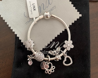 Squirrel Charm Bead For Snake Chain Bracelets - Fits Pandora, Biagi, Chamilia & More