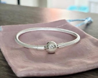 Sterling Silber Schlangenkette Bettelarmband: Linx Style, Erwachsene und Kleinkind