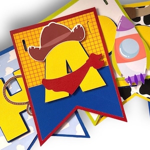 Two Infinity and Beyond Birthday banner. Toy Story Custom banner. Toy Story party decor, Room decor, Toy Story name banner.  Buzzlight year