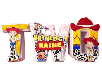 Toy Story Birthday Decorations, Custom Name, Handmade Party Decor