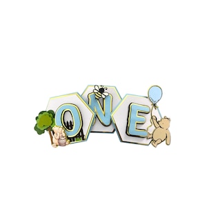 Classic Winnie the Pooh High Chair Birthday Banner Pooh Birthday Banner 1st Birthday High Chair Banner Winnie the Pooh 1st Birthday