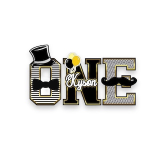 Mr ONEderful birthday decor, ONEderful party decor, Mr onederful 3D letters, Black and gold Birthday, 1st birthday boy, Mr. Onederful decor