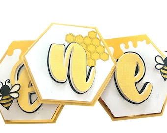 Bee High Chair Banner | First Birthday Party Decor