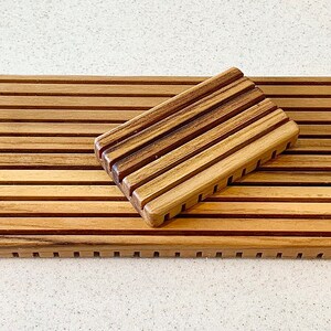 Teak Soap Dish, Wood Soap Tray, Handmade Soap Holder, Bar Soap Rack ...
