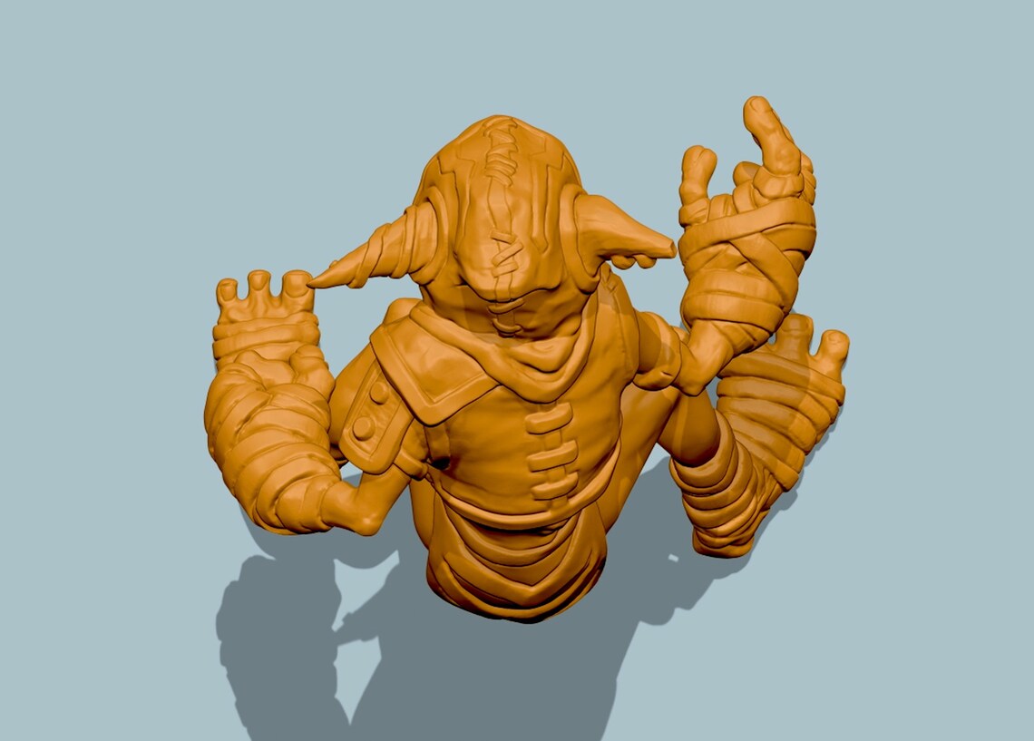 3D STL File Goblin Tabletop Miniature Etsy