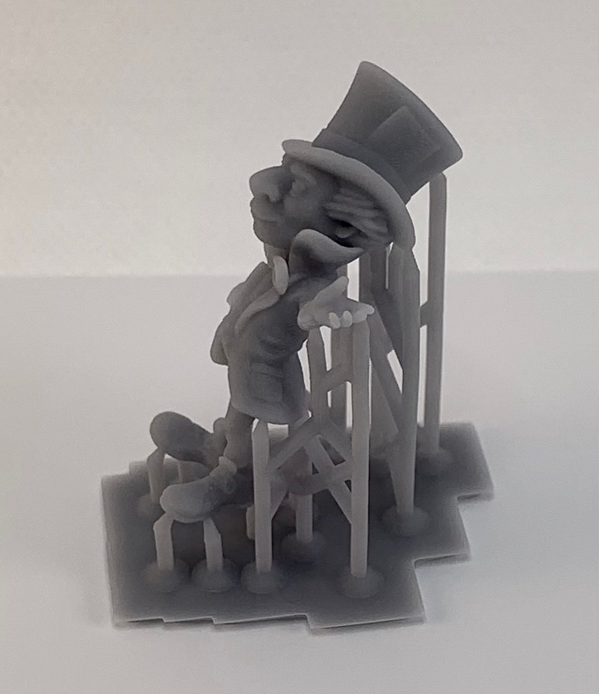 STL file ALICE IN WONDERLAND WE ARE ALL MAD HERE ALICE IN WONDERLAND TOPPER  🏠・3D printable design to download・Cults