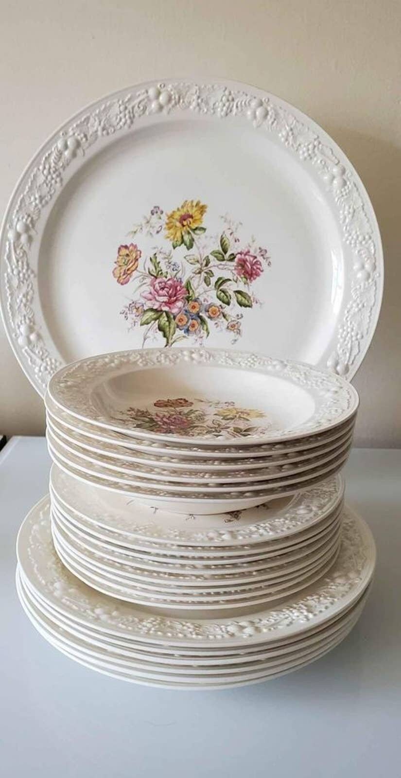 Homer Laughlin Image Pattern Dinner Service for 6 Collection of 19 Pieces Etsy