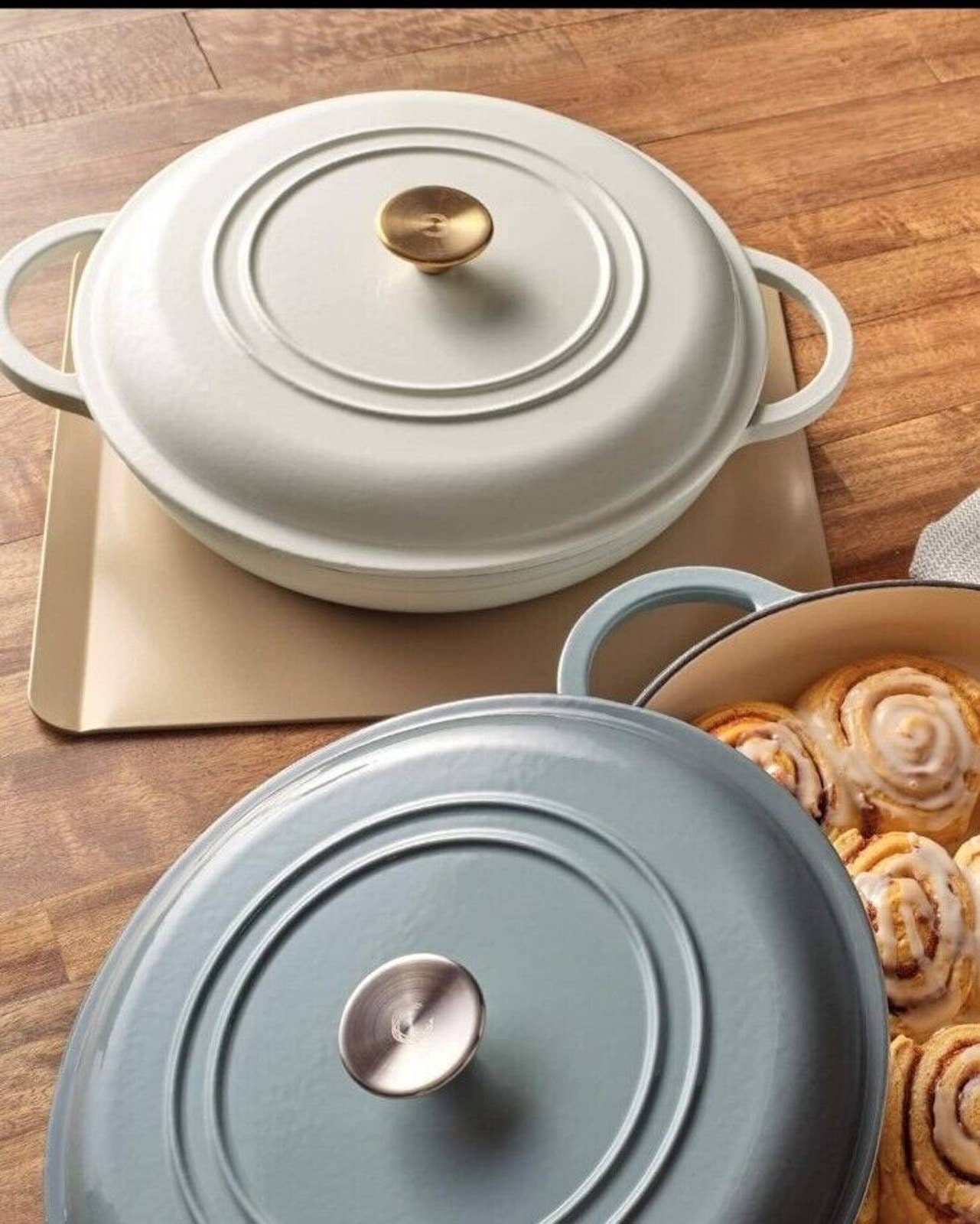 Lodge Enamel Cast Iron Paella Pan and Braiser. : r/BuyItForLife