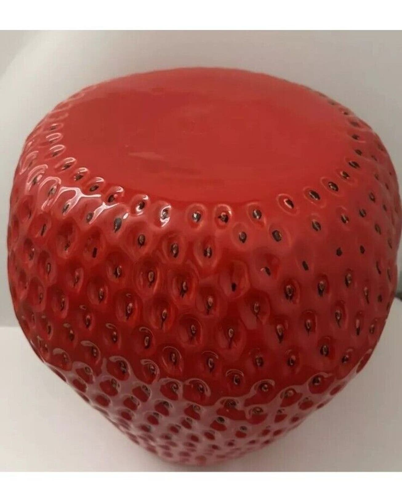 Strawberry Fruit Stool Side Table Decor Ceramic BRAND NEW Homegoods