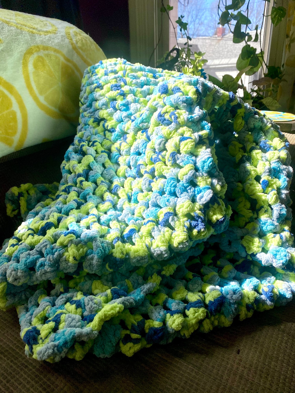 Crochet buzz Lightyear Colored Blanket - Etsy UK