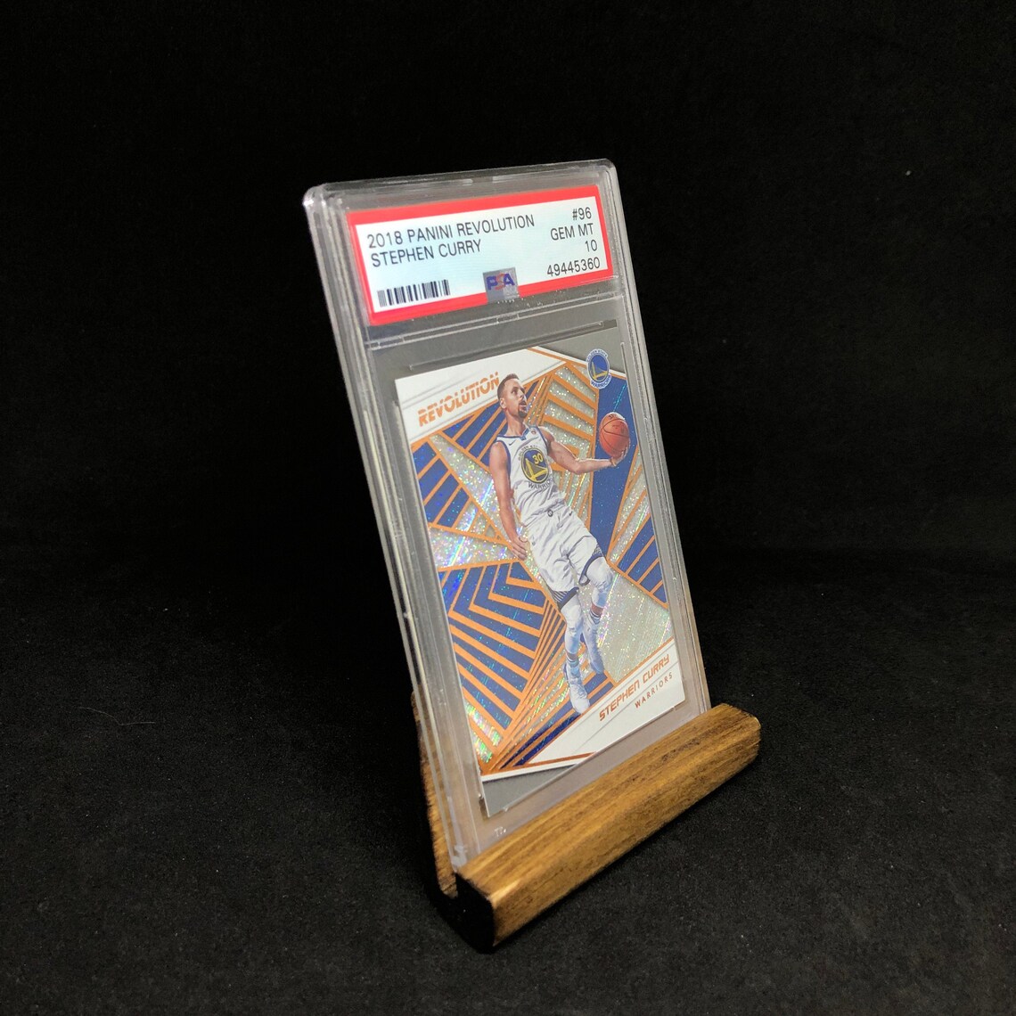 Graded Card Display Stand Handmade Wooden Etsy
