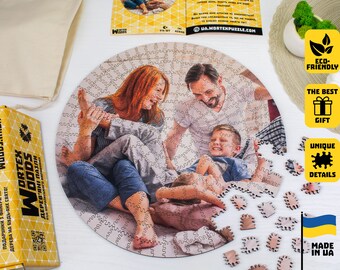 Gepersonaliseerde fotopuzzel, gepersonaliseerde houten puzzelcadeau