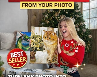 Aangepaste diamantschilderijset | Jouw foto op 5D-kunst, mozaïekkunst