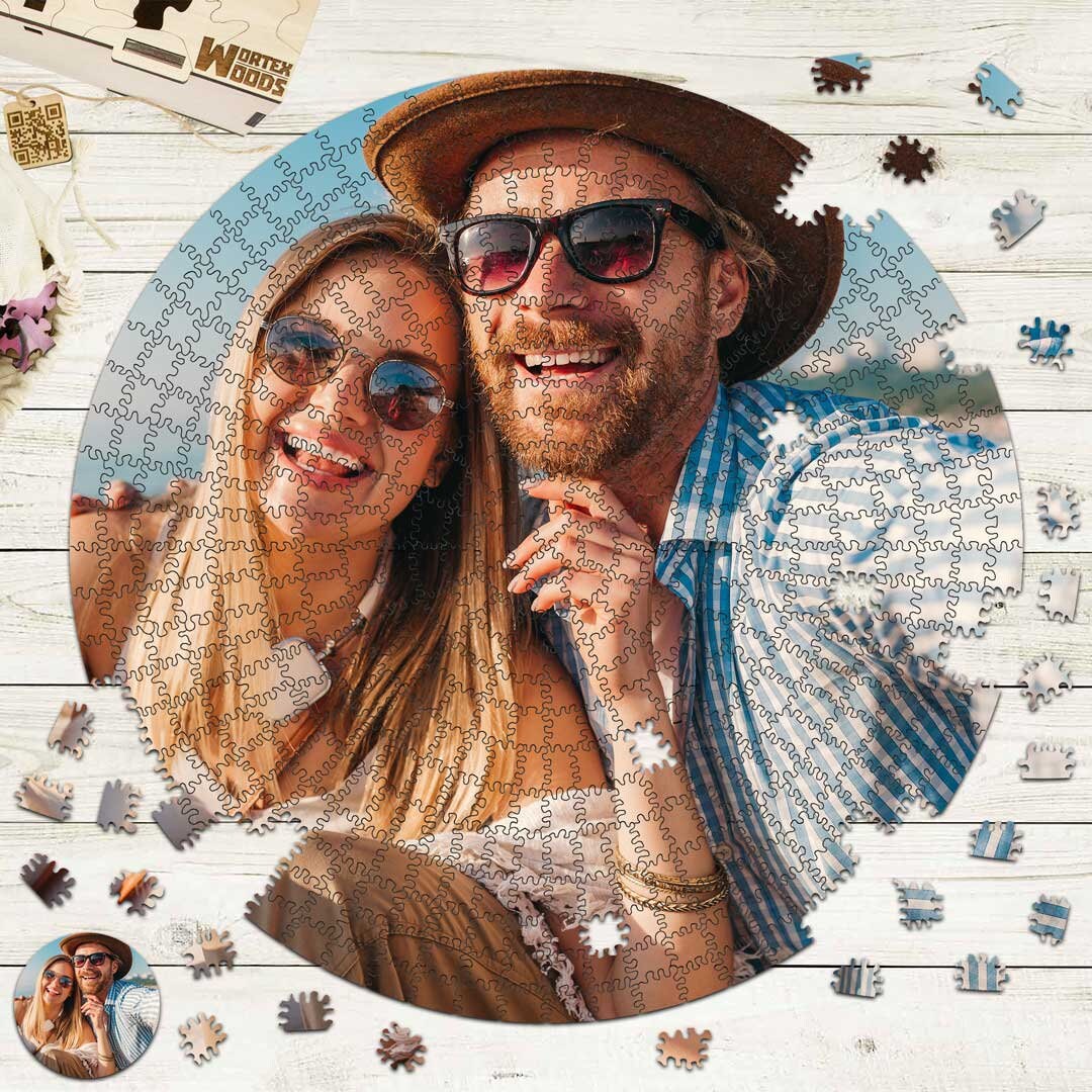 Custom Photo Puzzle, Wooden Jigsaw Puzzle, Personalized Puzzle for