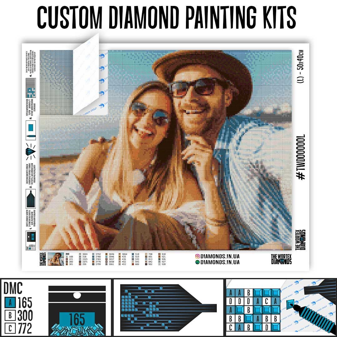Custom/personalized Diamond Painting DIY Kit Full Drill/square 5D  Mosaic/embroidery Home Decor Picture 