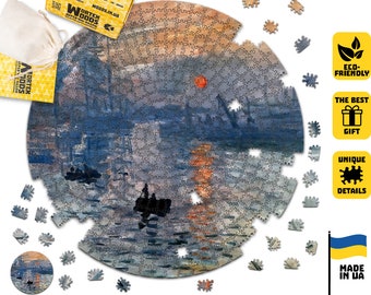 Impressions Art Wooden Jigsaw Puzzle – Round Adult Puzzle