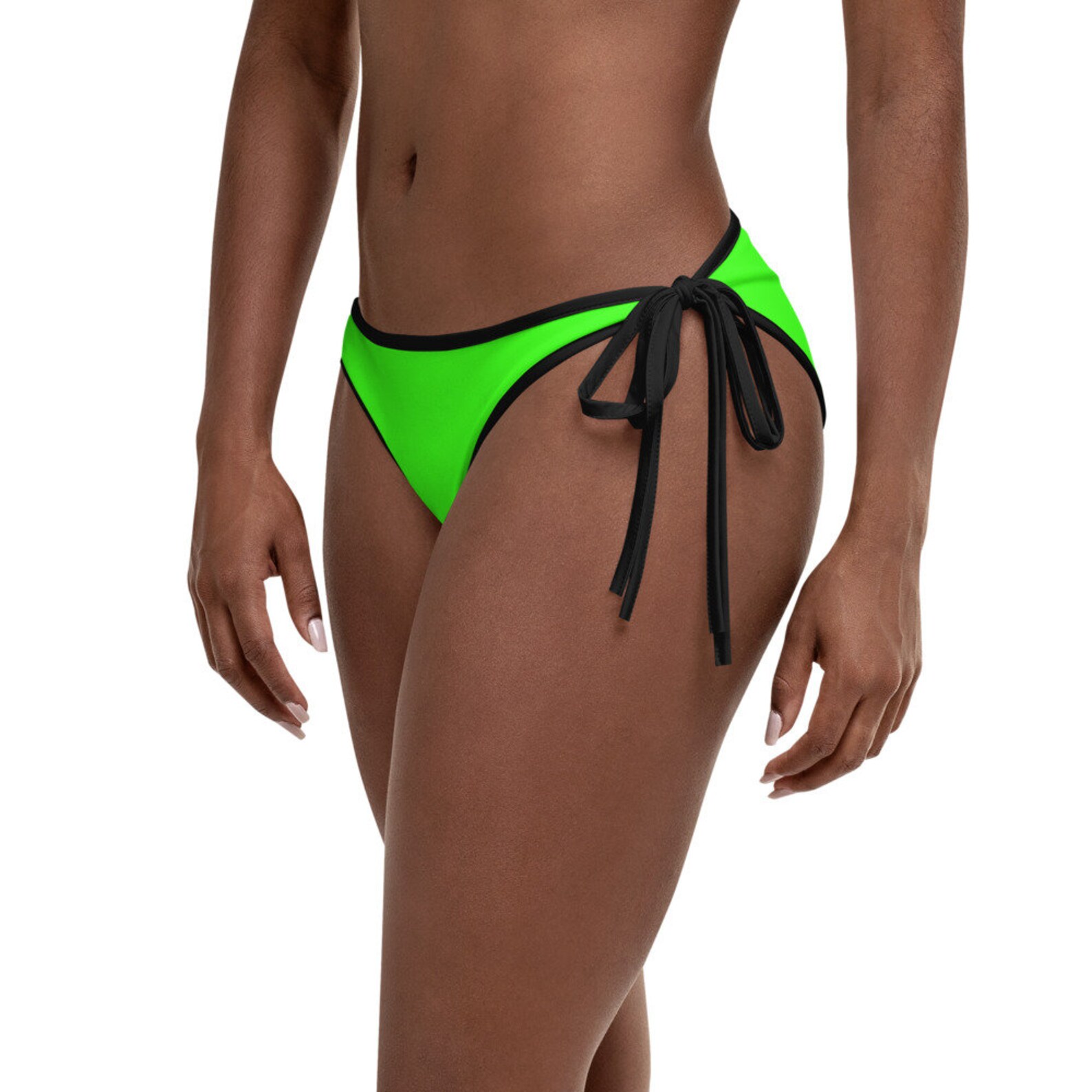 Neon Green Bikini Bottoms Neon Green Swimsuits Plus Size Etsy