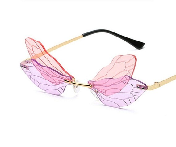 Dragonfly Wings Sunglasses Fairy Grunge 