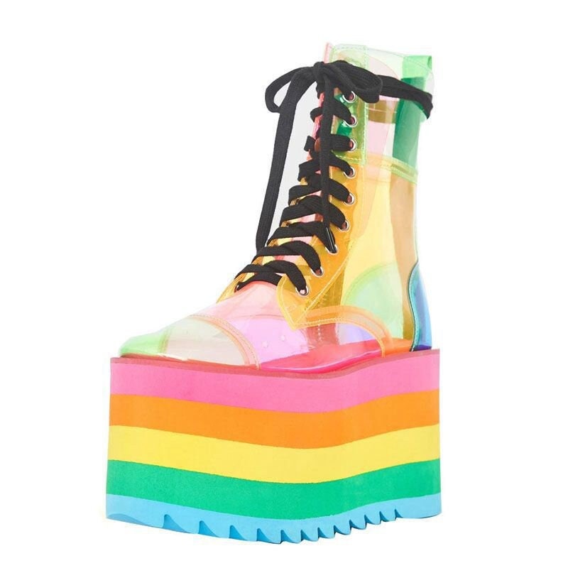 Platform Shoe Rainbow - Etsy