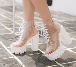 Clear Platform Shoes - Etsy Singapore
