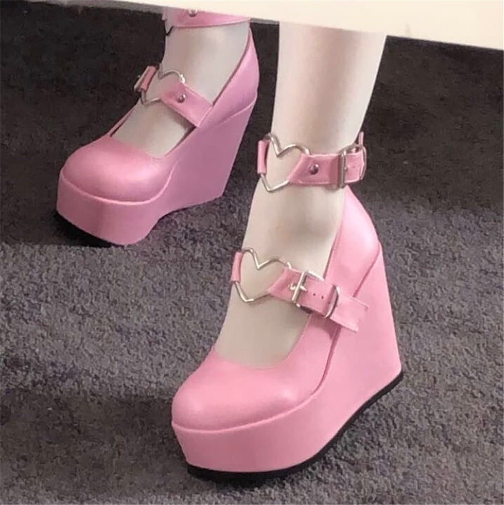 pastel mary jane shoes