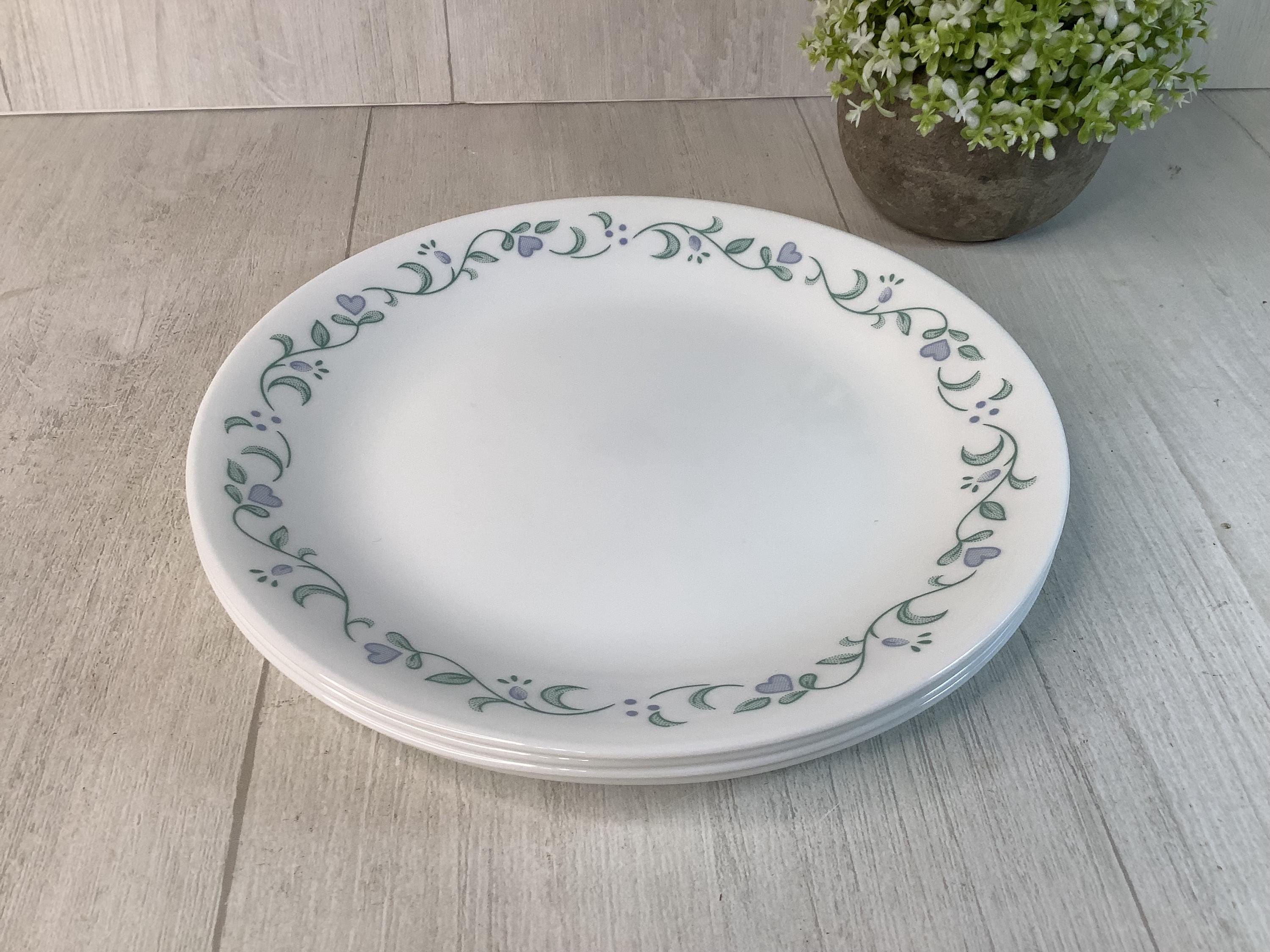 Set of 4 Corelle Salad Plates/ Corelle Corningware Country Cottage ...