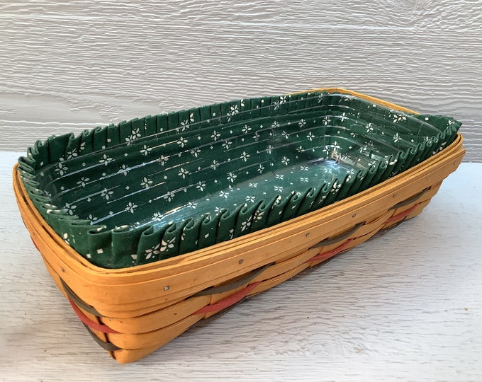 Vintage 1998 Longaberger Bread Basket/ Longaberger Woven