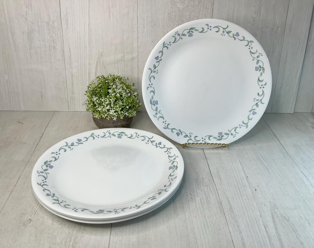 Set of 5 Corelle Dinner Plates/ Corelle Corningware Country Cottage ...