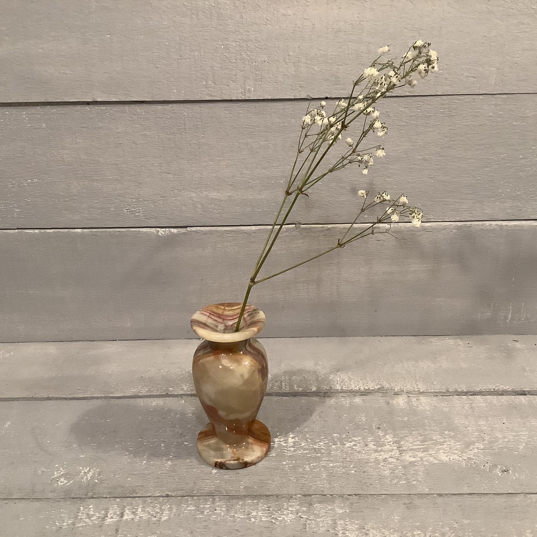 Onyx Stone Vase Candle Holder/ Heavy Stone Onyx Candlestick Etsy