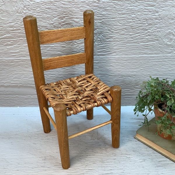 Wooden Doll Chair Etsy