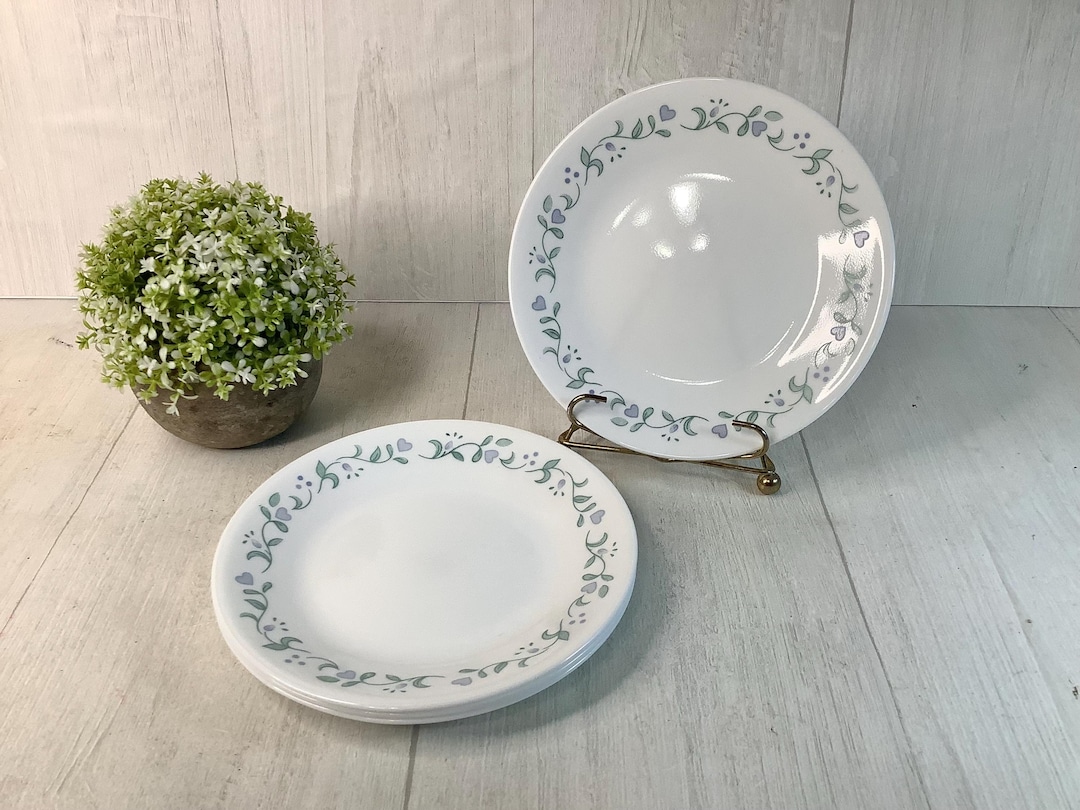 Set of 4 Corelle Dessert Plates/ Corning Corelle Country Cottage ...