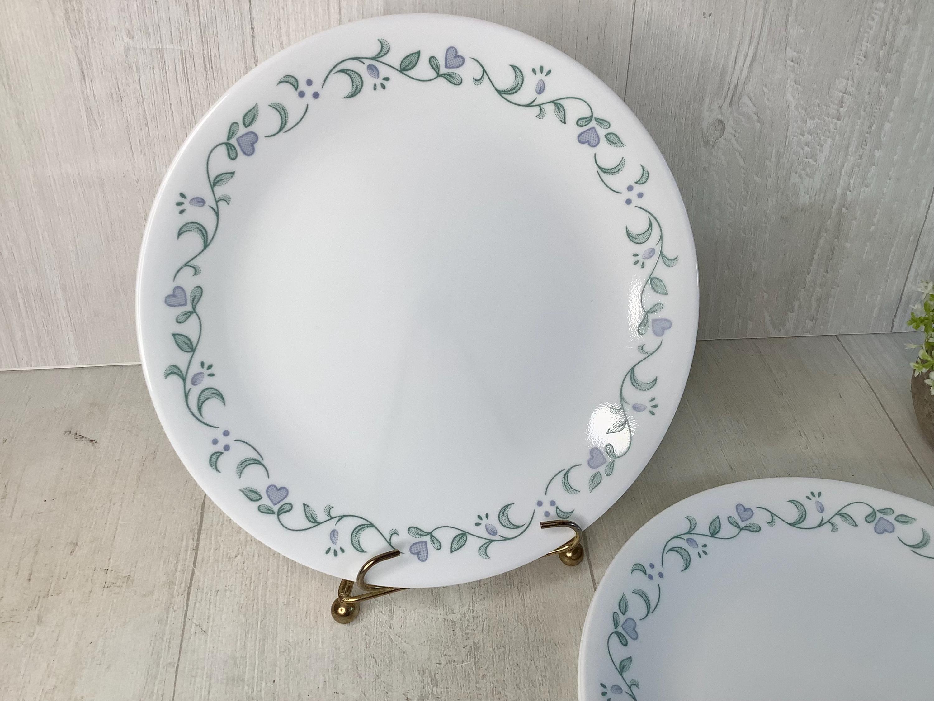 Set of 4 Corelle Salad Plates/ Corelle Corningware Country Cottage ...