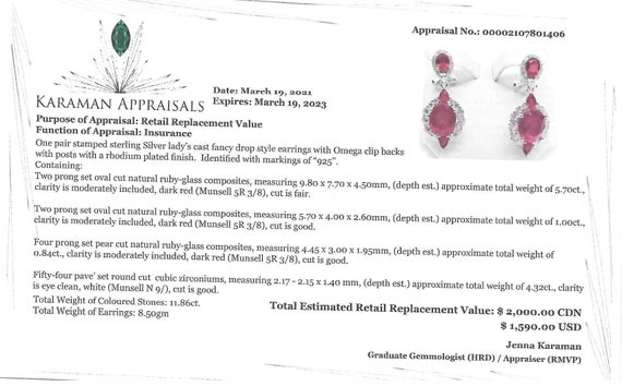 Genuine Diamond Orecchini In Argento Sterling 925 Con Zirconi Bianchi Tondi 6 Mm - Chiusura A Leva, Stile Danglante Cornice Argento 925 - Foto 2