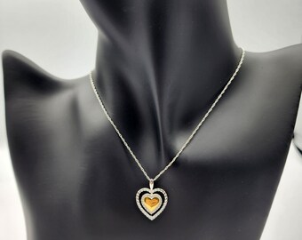 Collana con ciondolo - 18 carati Oro bianco - 1.89ct. tw. Diamante (Naturale) - Diamante