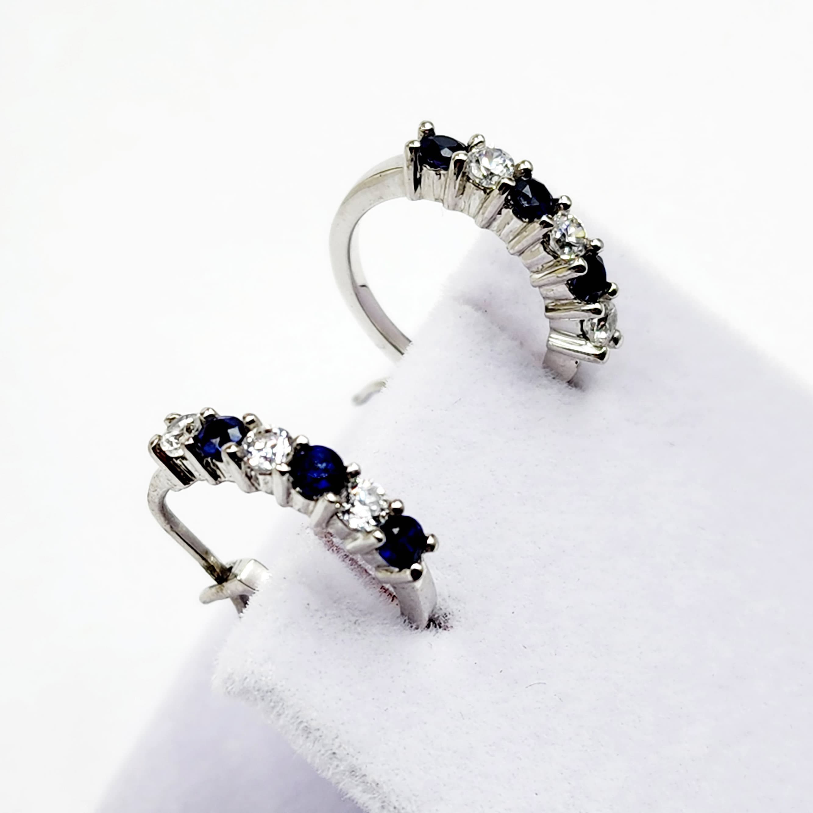 Orecchini Cerchio Ovali Argento Placcato Oro da Donna con Zirconia Cubica – MYGIOIA
