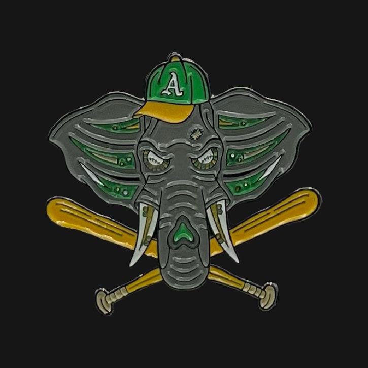 oakland a's uniform elephant