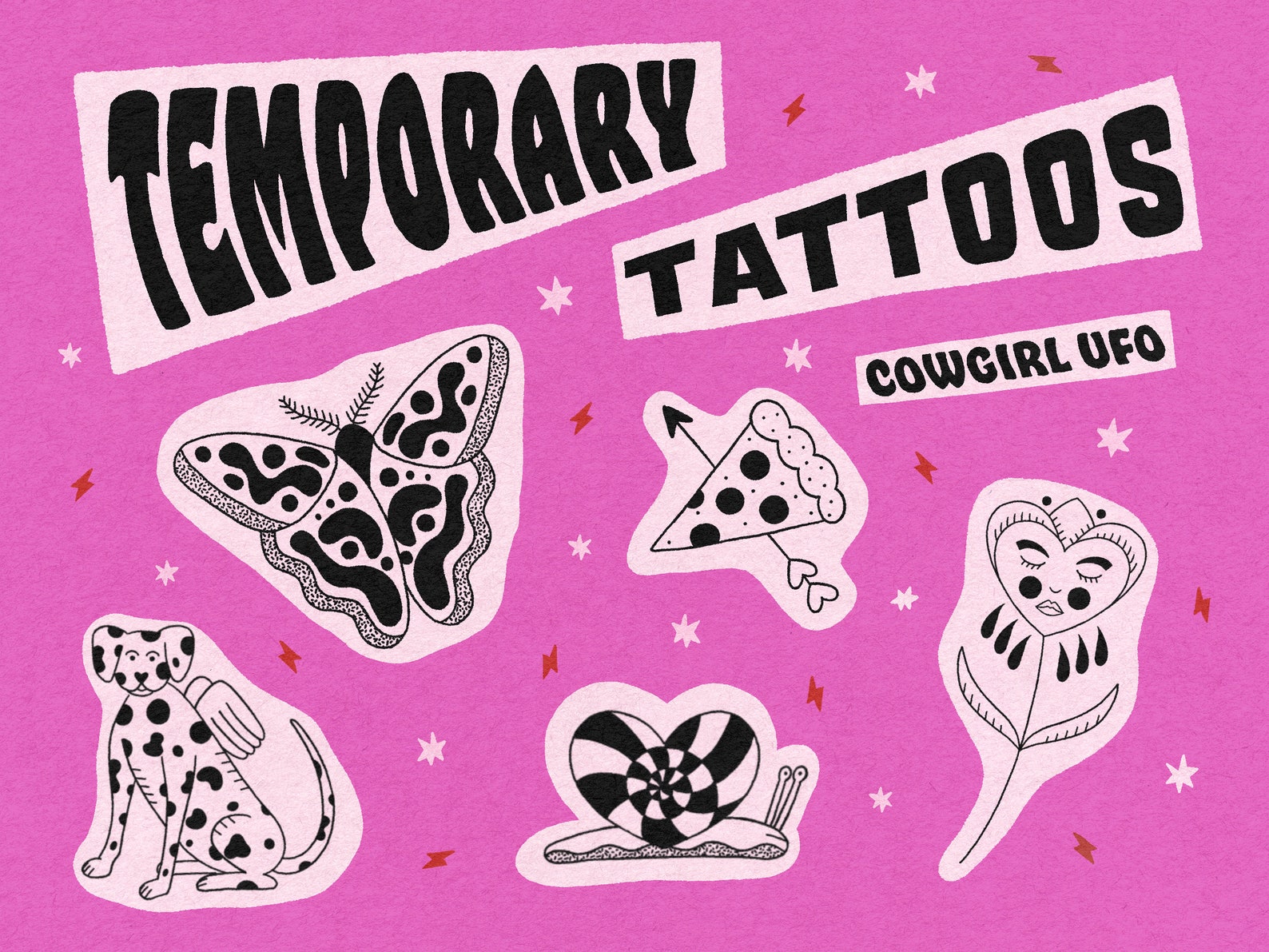 Cute temporary tattoo set hipster temporary tattoos fake Etsy