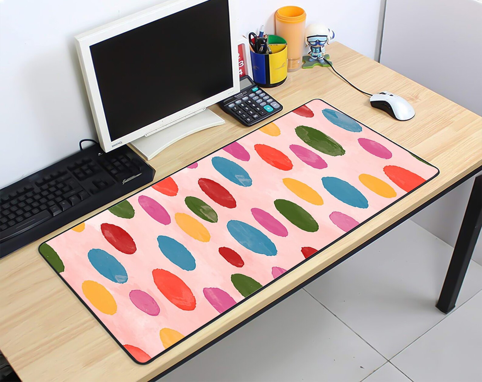 Cute DeskPad Cute Mouse Pad Deskpad Cute Wave Deskpad Etsy