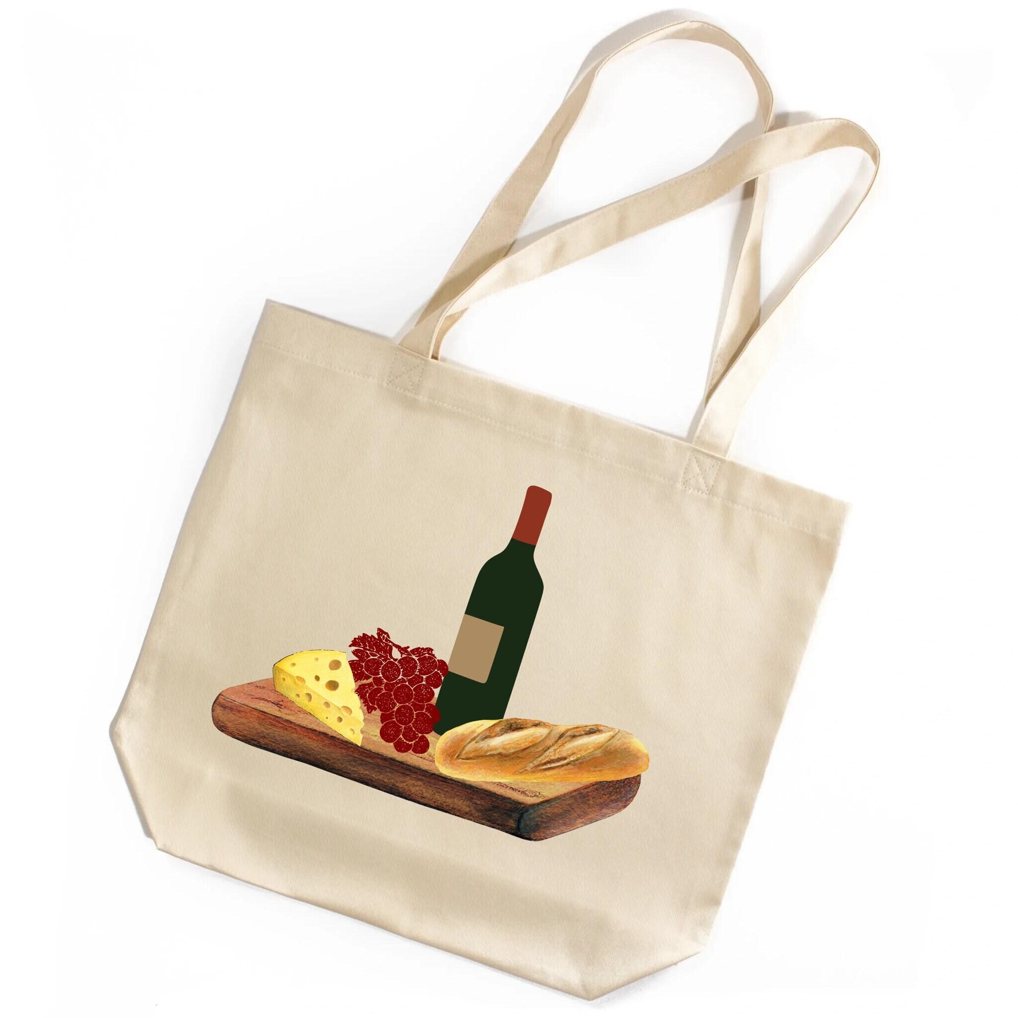 ★TOUT Y EST★ Wine and cheese M Upcycling 3WAY Bag_03 Wine & Cheese Cooler – Red Barn Mercantile - Old Town Alexandria