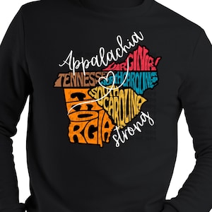 Appalachia Strong PNG, Virginia Strong, North Carolina Strong, South Carolina, Georgia Strong, Tennessee Strong, Hurricane Helene Support