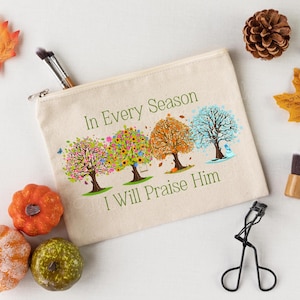 In ogni stagione lo loderò, Alberi stagionali PNG, Design autunnale cristiano, Design autunnale delle Scritture, Carta autunnale cristiana PNG, Chiesa DTF