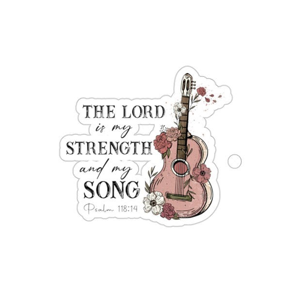 Christian Guitar Sticker - Etsy