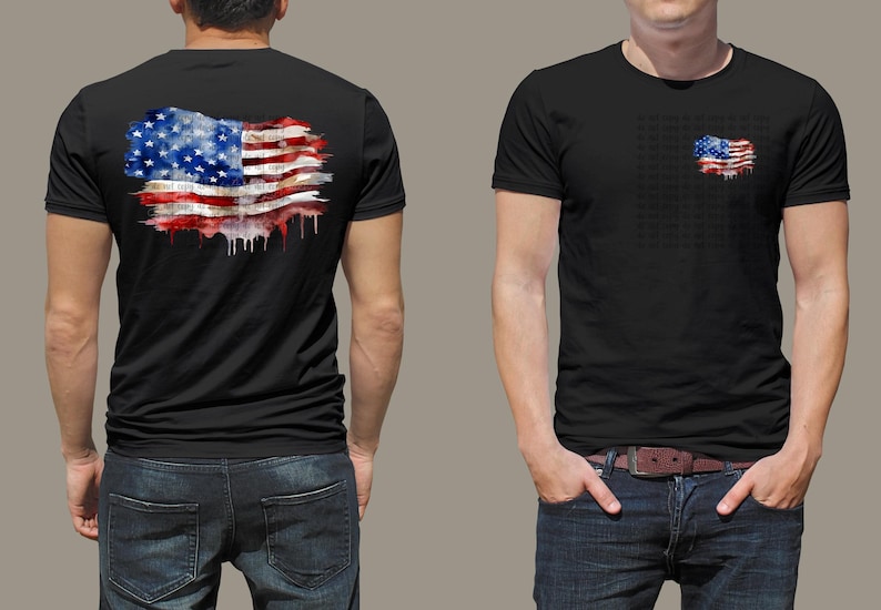 Amerikansk flagga PNG, USA-flagga, bild av sliten amerikansk flagga, nödställd flaggdesign, pro-amerikansk design, amerikansk flagga DTF, 4 juli bild 2