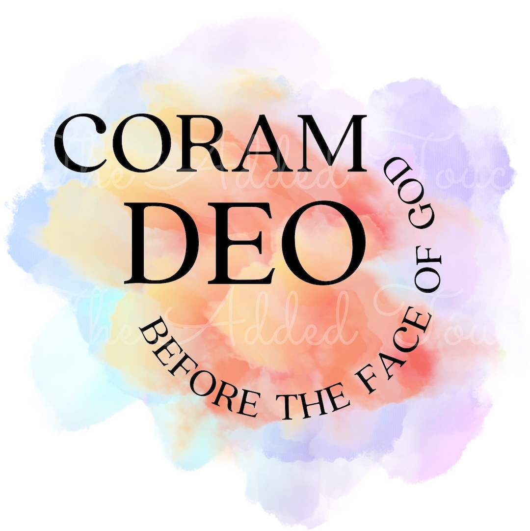 Coram Deo PNG, Before the Face of God Image, Soli Deo Gloria Download